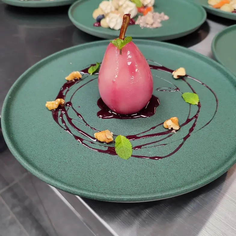 creation thumb for 🍐 with beetroot juice sous-vide
