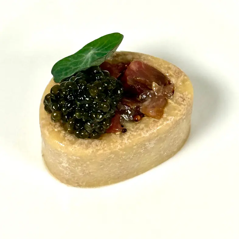 creation thumb for Foie Gras, tartar y caviar