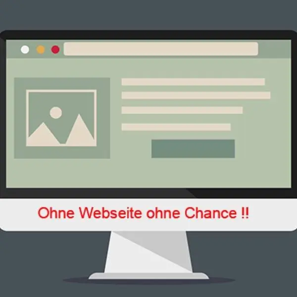 creation thumb for OHNE WEBSITE OHNE CHANCE!