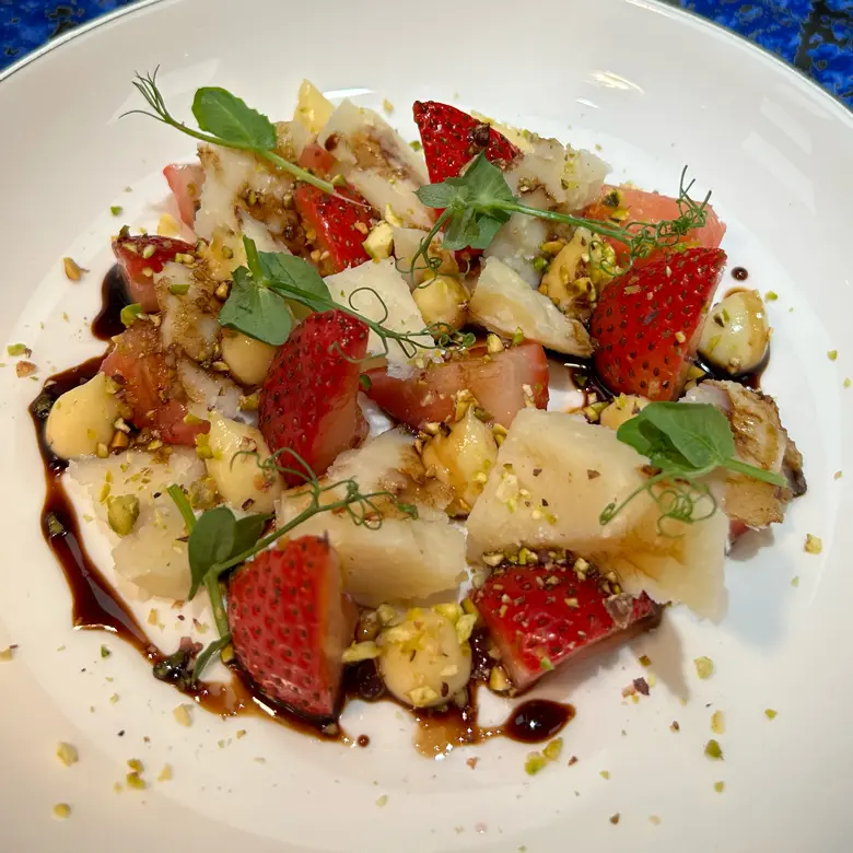creation thumb for Strawberry, Parmigiano Reggiano ,Aged Balsamic