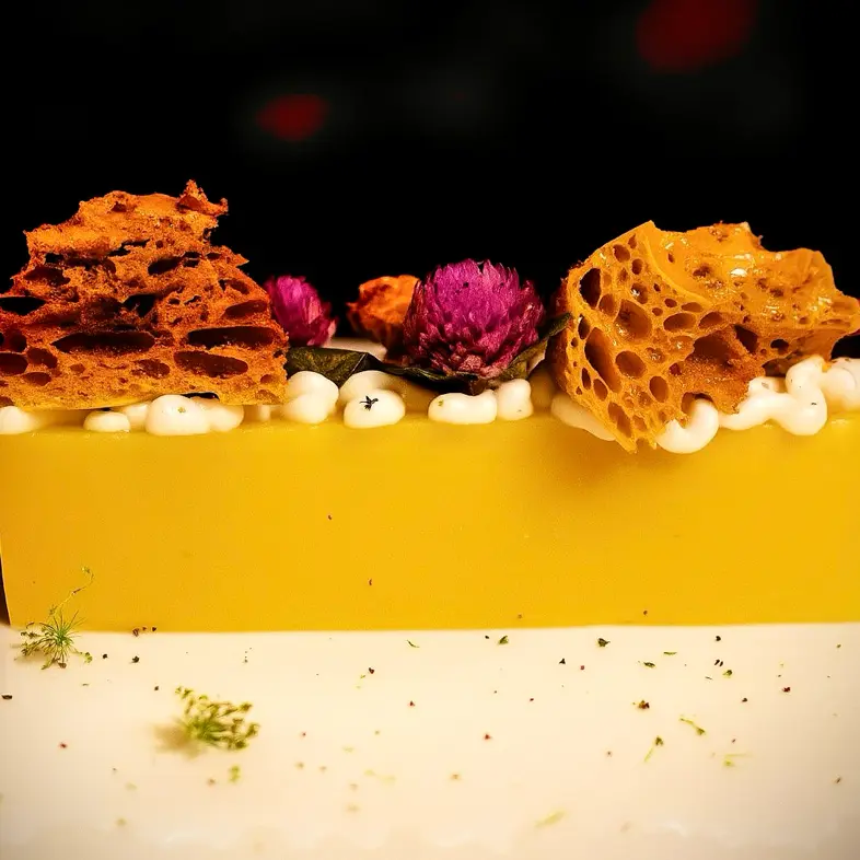 creation thumb for Aloha: Pannacotta frutto della passione, latte di cocco, mango