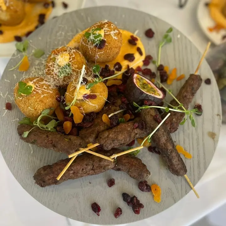 creation thumb for Lamb kofta & arancini tasting plate