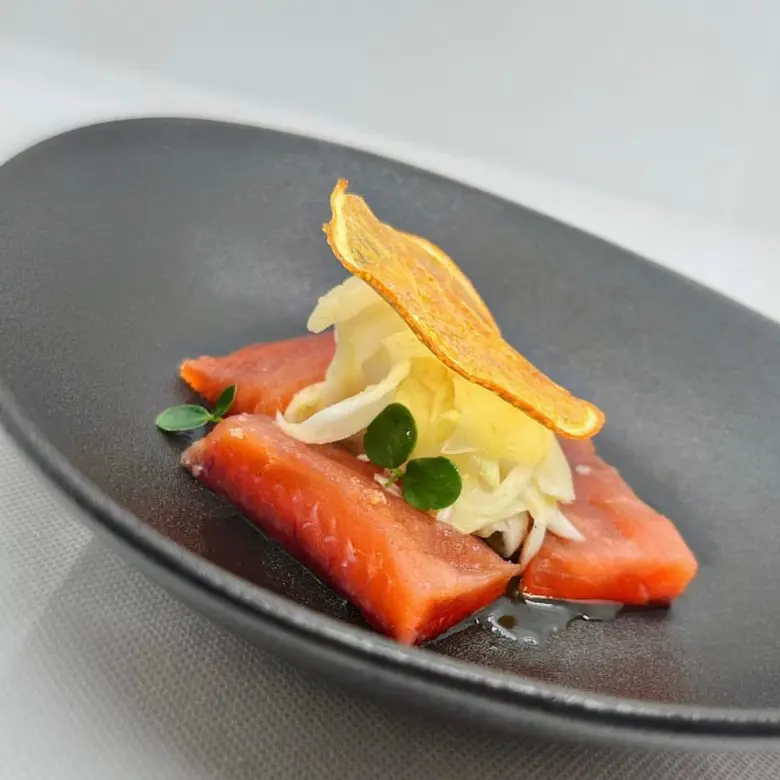creation thumb for Marinated trout, fennel and citrus sauce