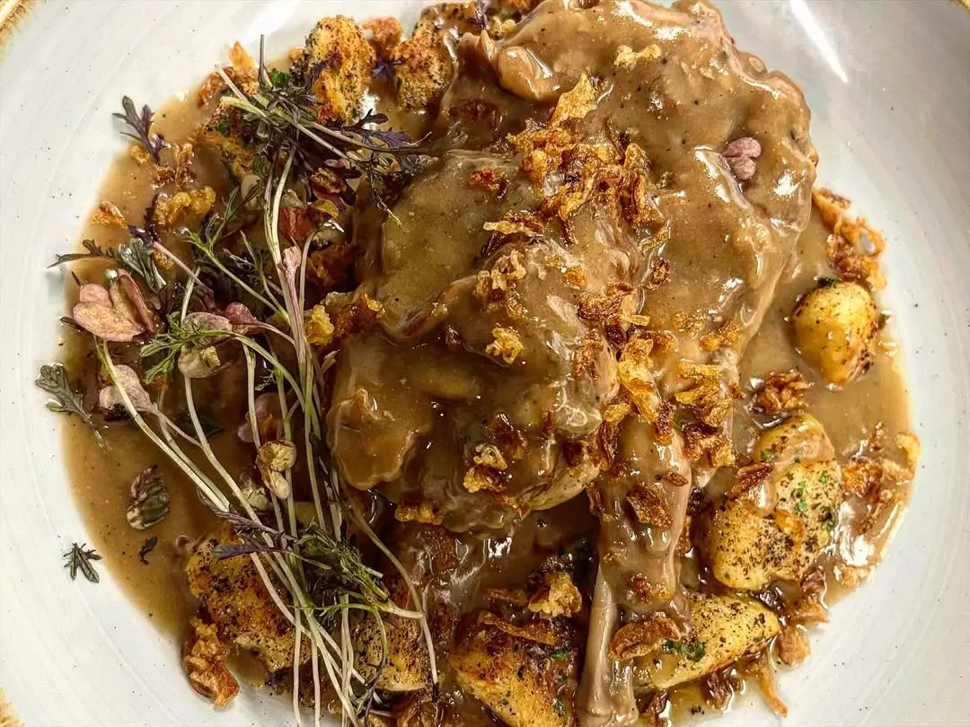 creation thumb for Hasenpfeffer with Potato Dumplings