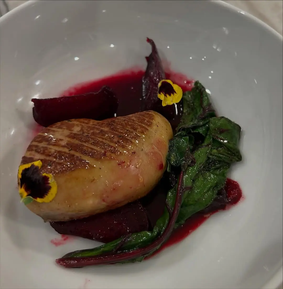 creation thumb for Seared Foie Gras with Poached Beets