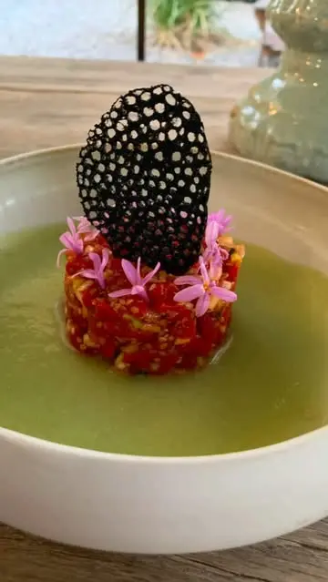 creation thumb for Tartare di Anguria