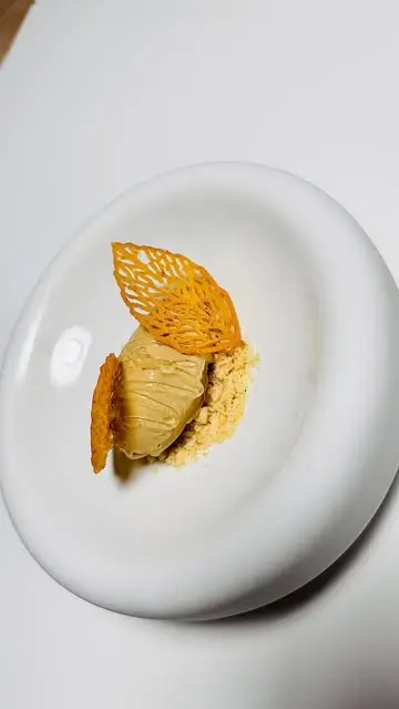 creation thumb for Licorice Gelato, Lime Gel, Saffron Tuile