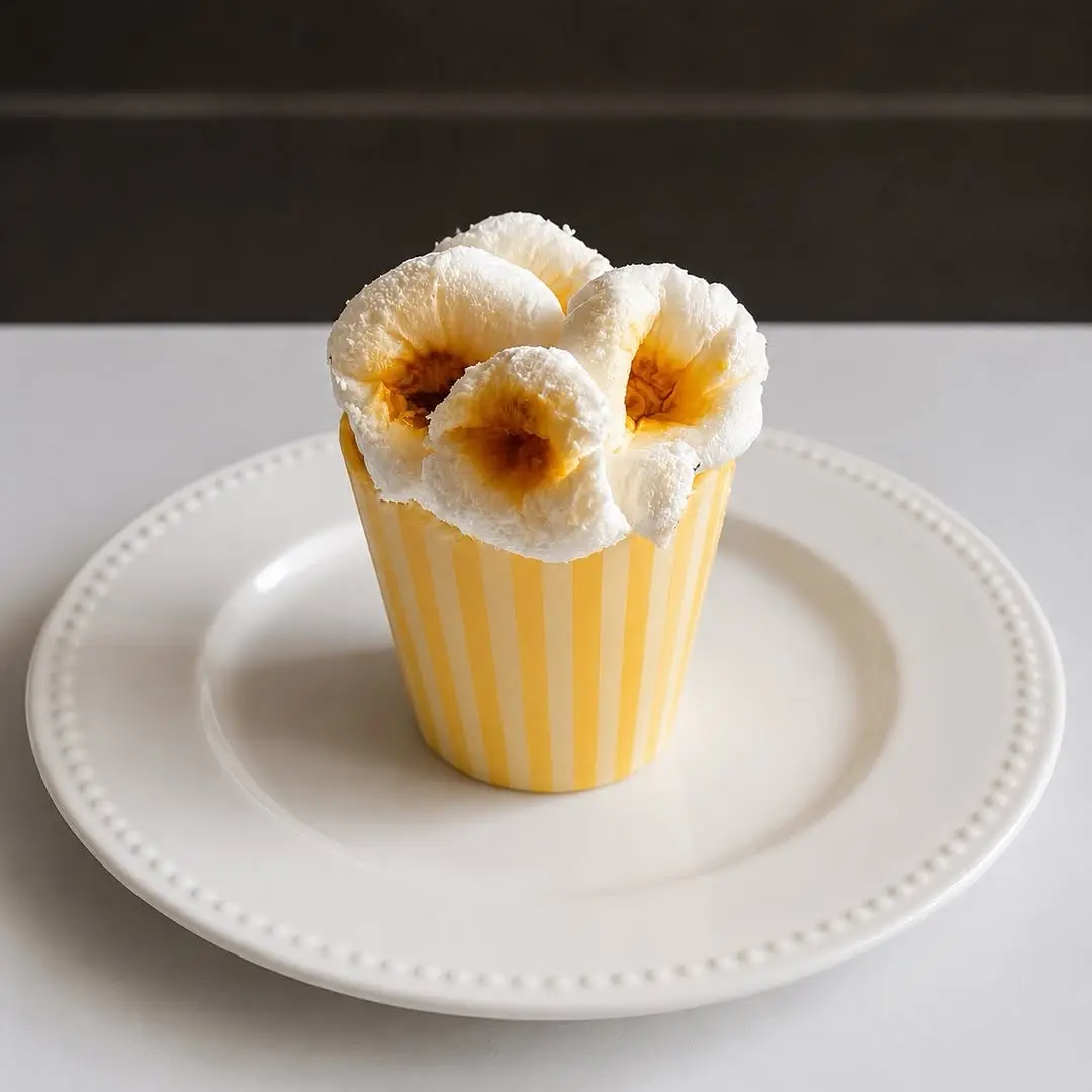 creation thumb for Popcorn White Chocolate Mousse Entremet