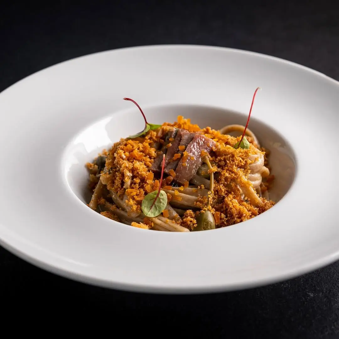 creation thumb for Stroncatura “Sorelle Salerno”, alici, mollica, capperi e aglio