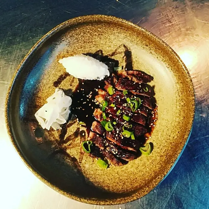 creation thumb for Roastbeef... Reis... Rettich... teriyaki... Sesam... einfach zum reinlegen :)
