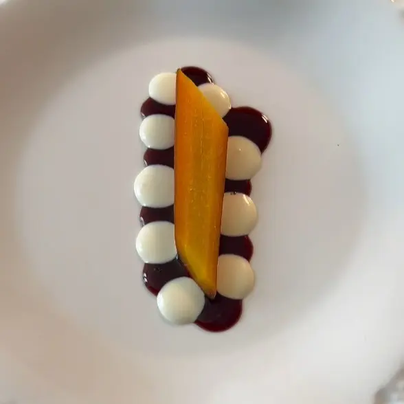 creation thumb for Marinated Carrot, Brie fondue, and Andaliman Pepper Sauce