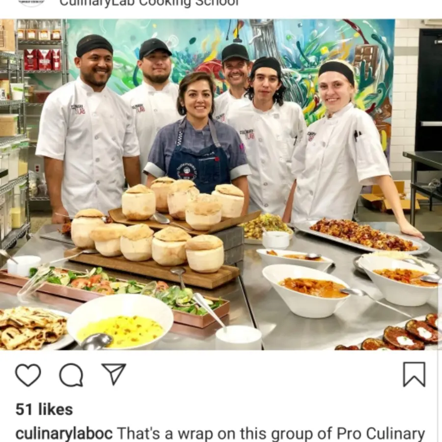 creation thumb for Last week of class end with a successful  Indian  cuisine  lunch with chopped winner chef shachi