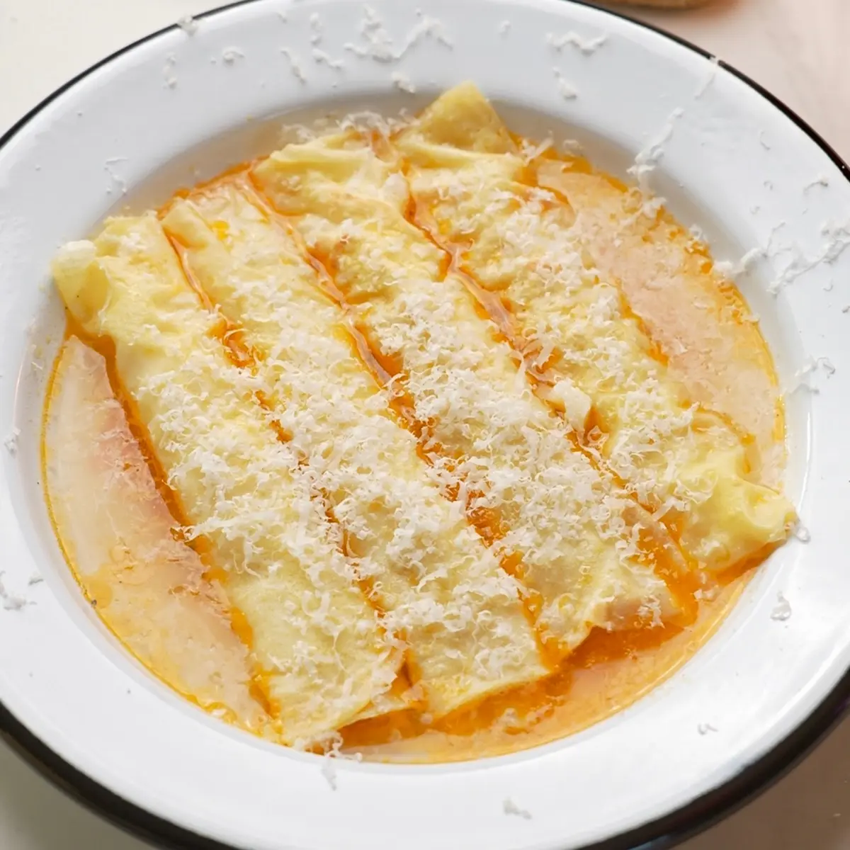 creation thumb for Scrippelle ‘mbusse – Crepes in broth