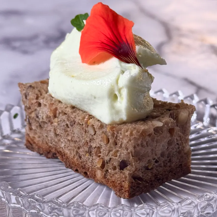 creation thumb for Nasturtium-Infused Whipped Butter