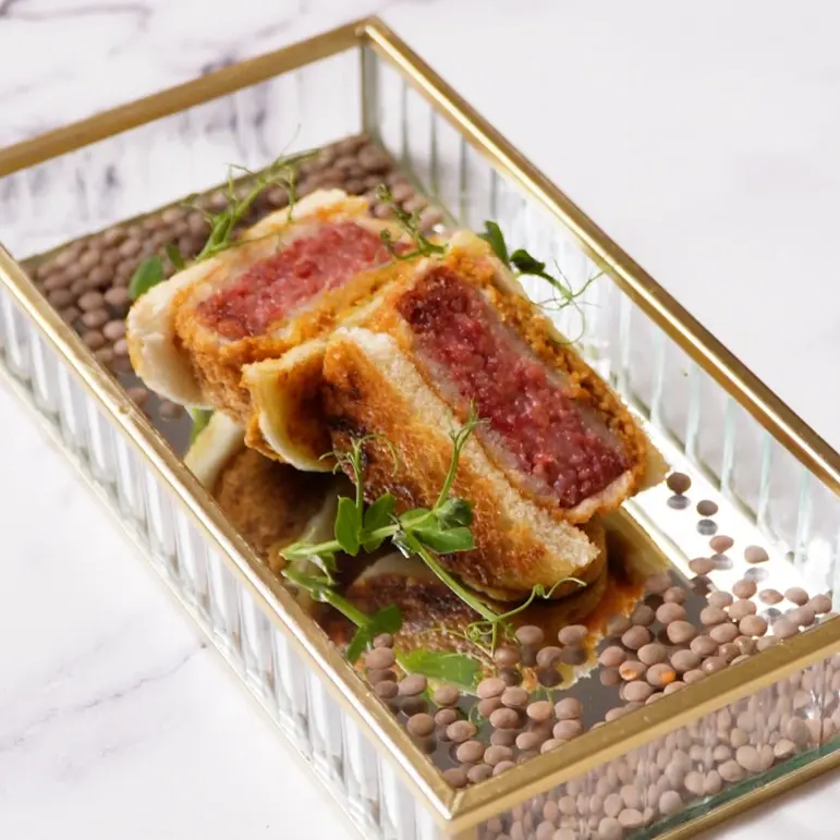creation thumb for Cotechino Sandwich with Lentil Cream