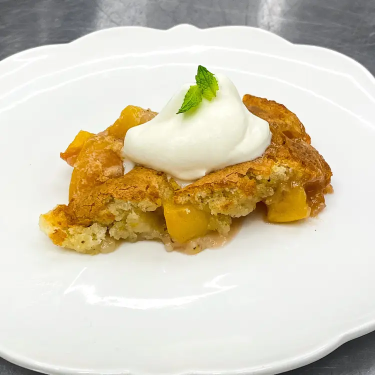 creation thumb for Peach cobbler