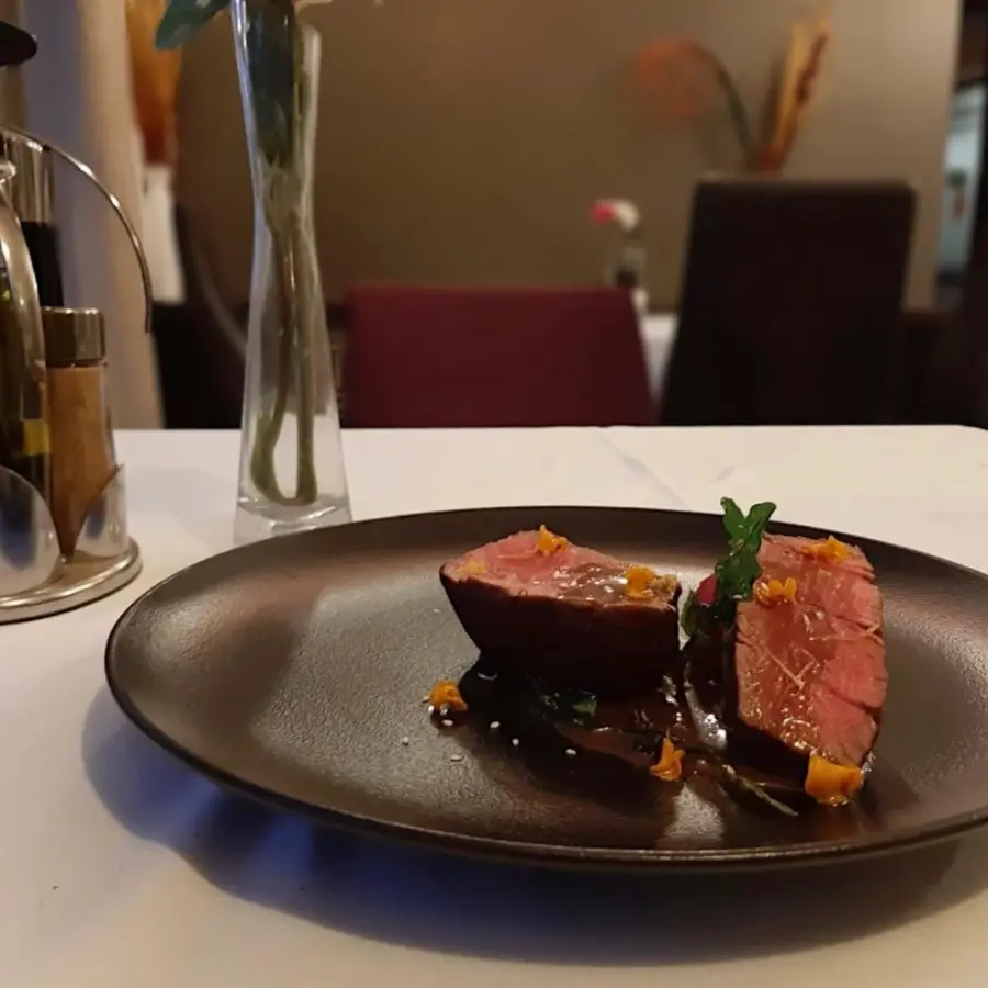 creation thumb for Filet mignon,potatoe pure,mushroom demi glace