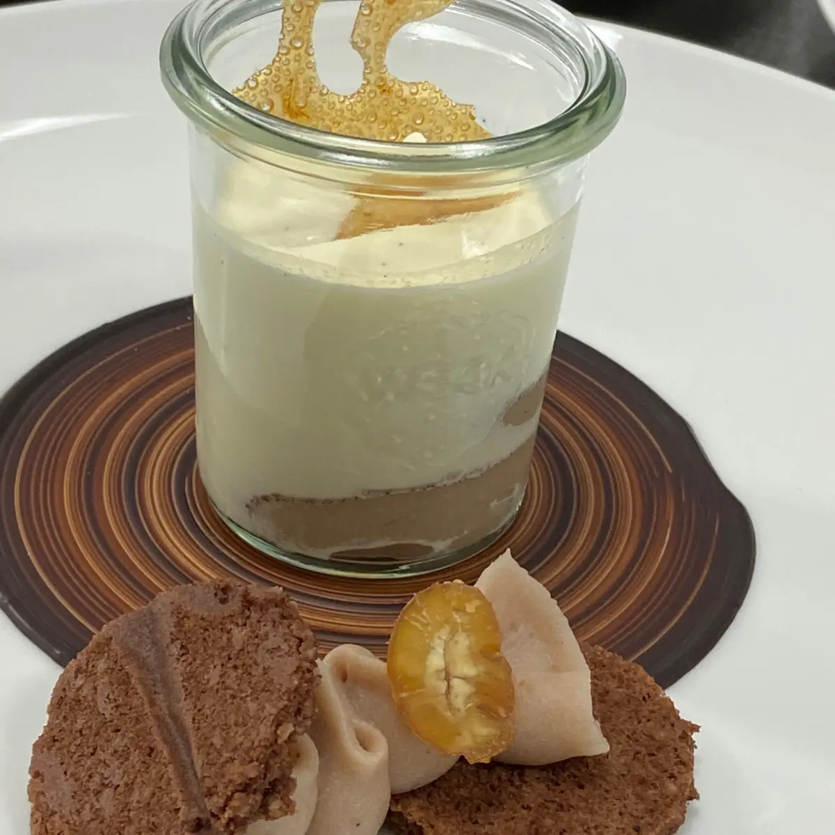 creation thumb for Chestnut Panna cotta