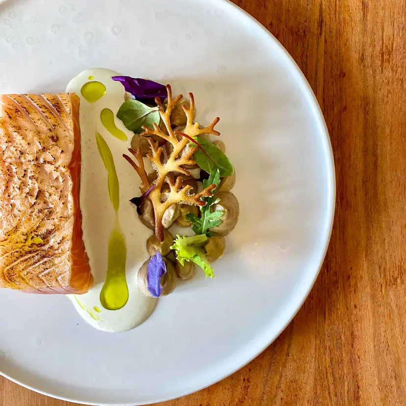 creation thumb for Burnt Salmon | Celery | Jalapeno | Onion