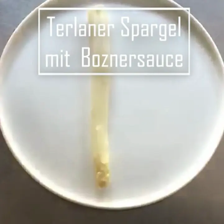 creation thumb for Terlaner Spargel mit Boznersauce