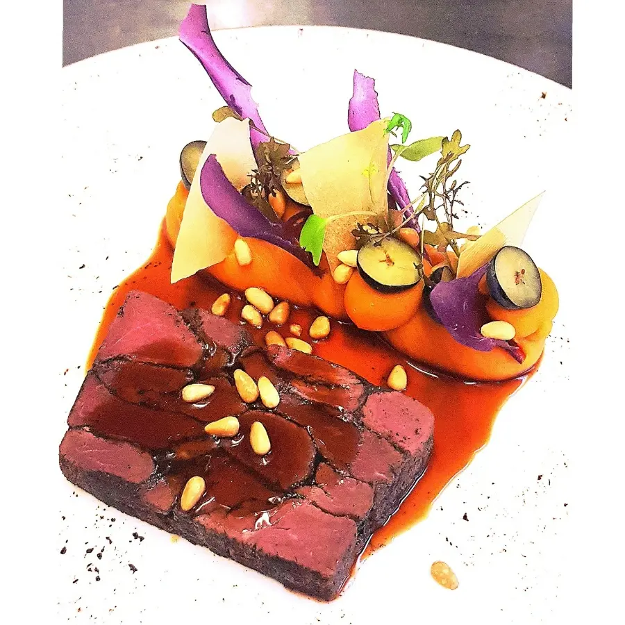 creation thumb for Roe, sweet potatoes, blueberries, pine nuts 🙂