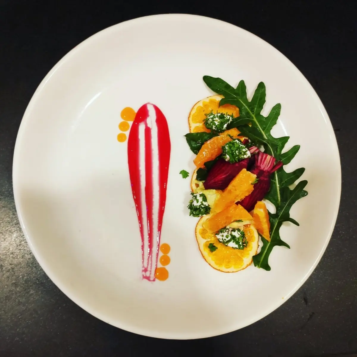 creation thumb for Beet& orange with feta
