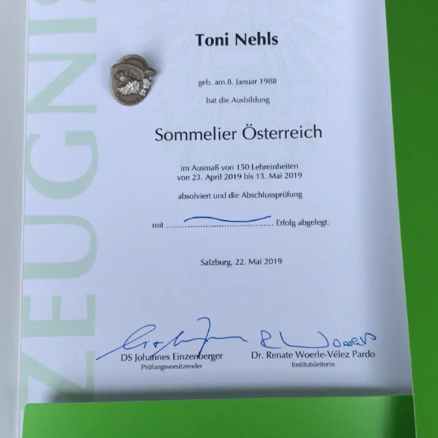 creation thumb for Sommelier Österreich