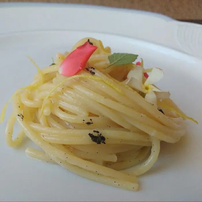 creation thumb for Spaghetti mit Vanillebutter und Zitrone