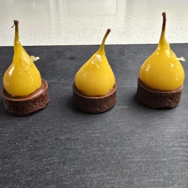 creation thumb for Poached Stuffed Pear