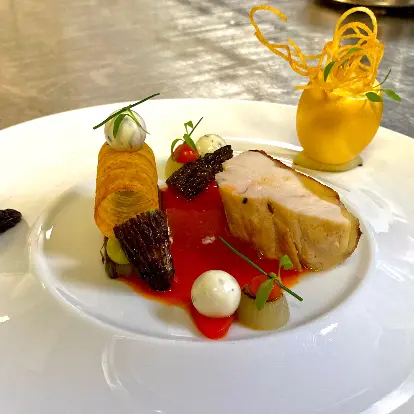 creation thumb for Bresse Chicken/ Vadouvan/ Morel/ Leek/ Potato/ Red Pepper