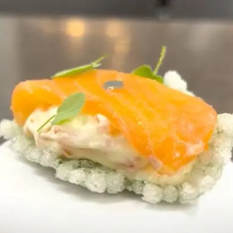 creation thumb for Dashi-marinated Salmon