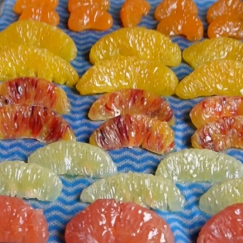 creation thumb for Translucent Citrus Segments (Pectinase Technique)