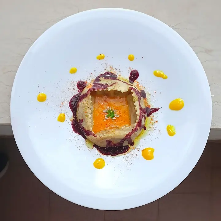 creation thumb for Lammravioli mit Safransauce
