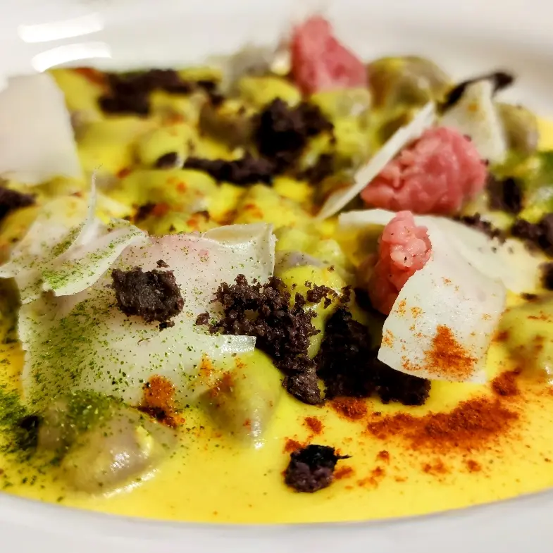 creation thumb for GNOCCHI, SAFFRON AND PODOLICA TARTARE