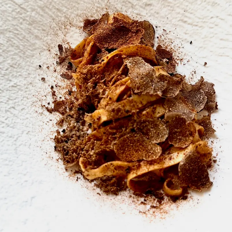 creation thumb for Black Truffle Tagliatelle with Porcini Mushrooms đâđ«