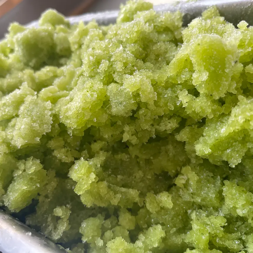 creation thumb for Basil and Pineapple Granita