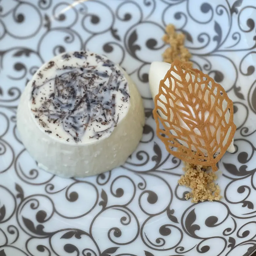 creation thumb for Truffle panna cotta.