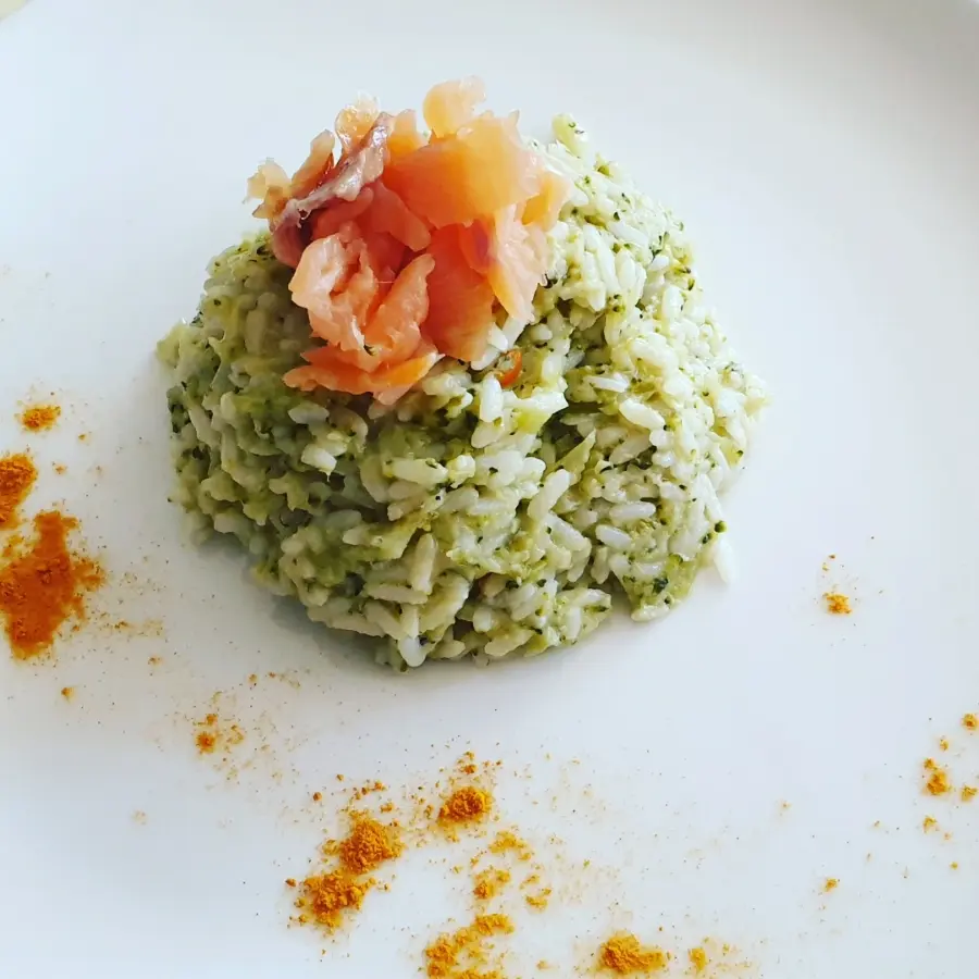 creation thumb for Risotto broccoli e salmone