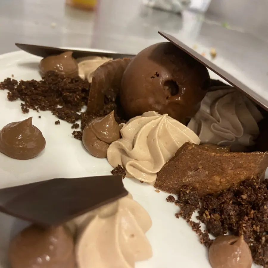 creation thumb for Tarte au chocolat déstructurée