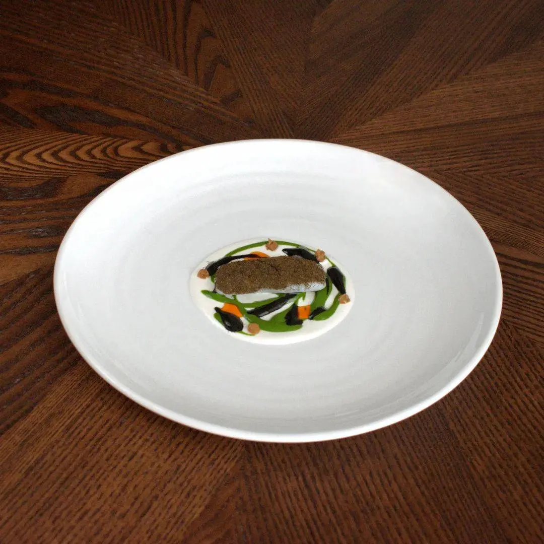 creation thumb for Cod drippings: chicory, sarda, burnt herbs