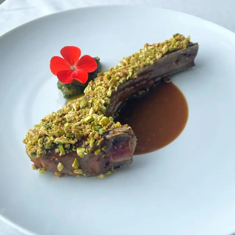 creation thumb for Lamb, Sichuan Pepper Sauce, Pistachio, & Apricot Chimichurri