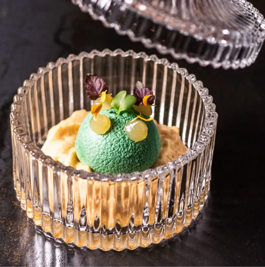 creation thumb for Whiskey Sour Ball on Caramel Espuma
