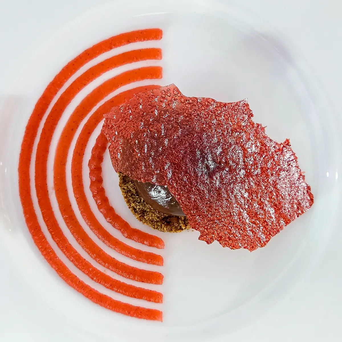 creation thumb for Brigadeiro with Sweet Farofa, Strawberry & Vanilla Banana.