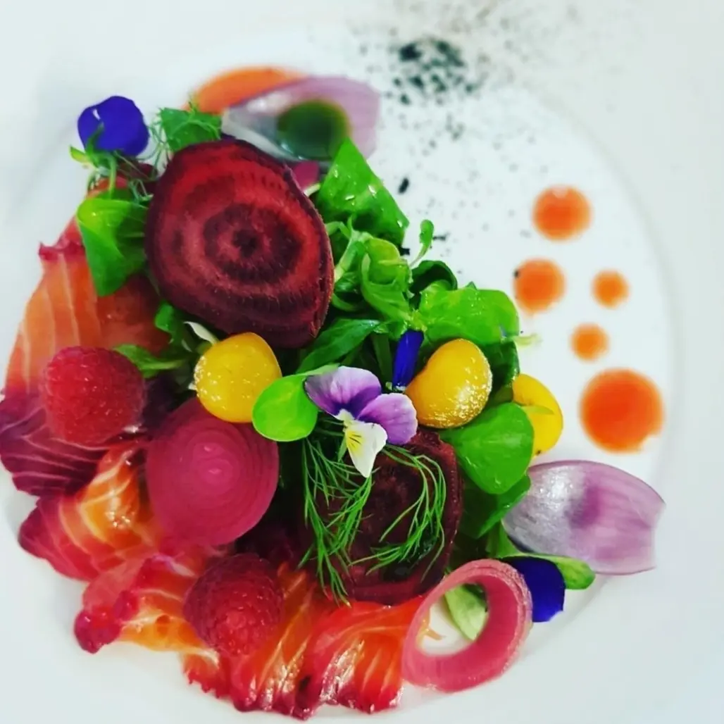 creation thumb for salmone alla bietola rossa e le sue fantasie♥️