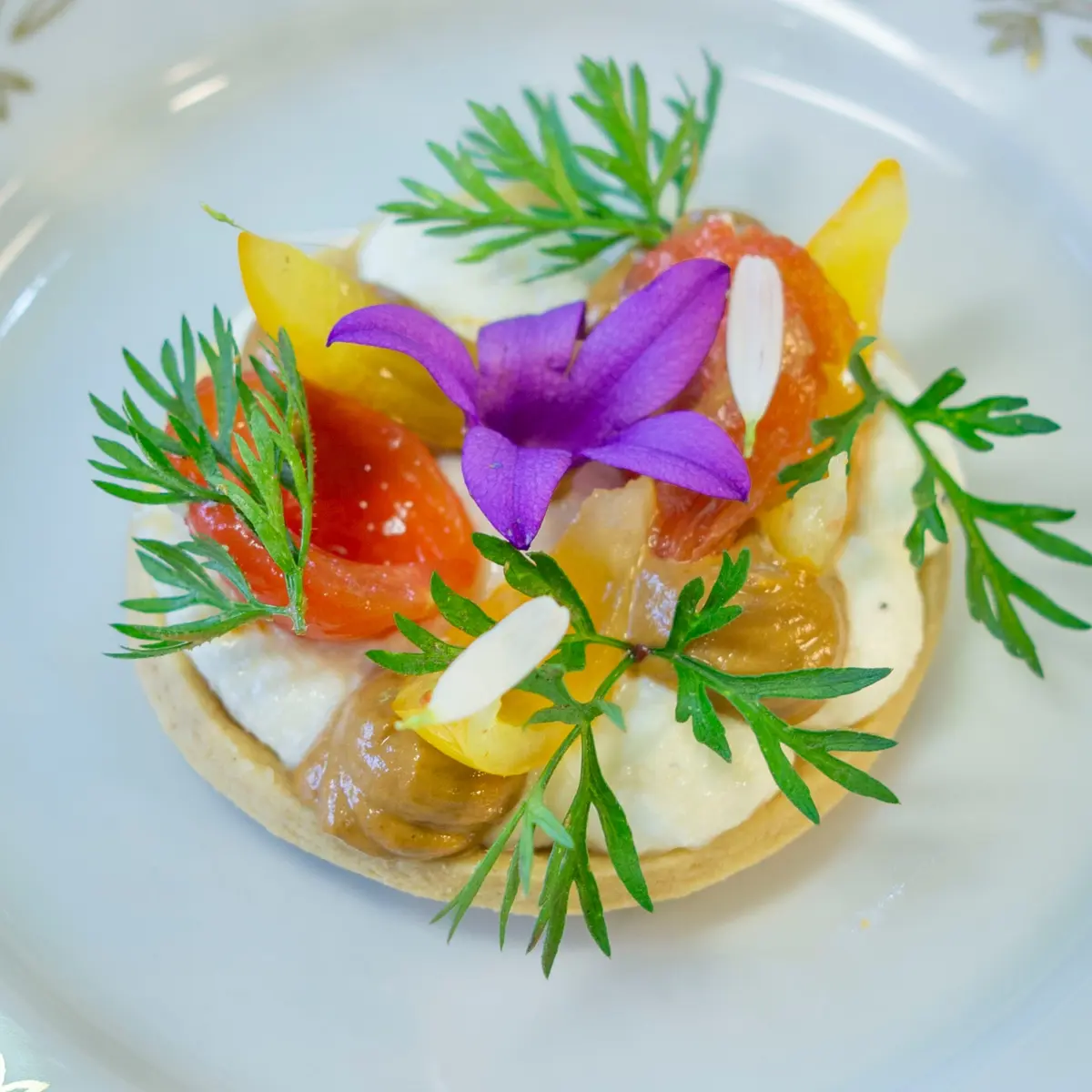 creation thumb for Shortcrust Tart with Mozzarella-Pesto Cream