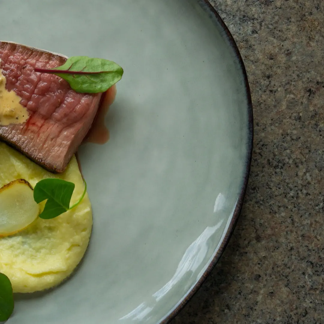 creation thumb for Sous Vide Steak with Onion Whiskey Sauce