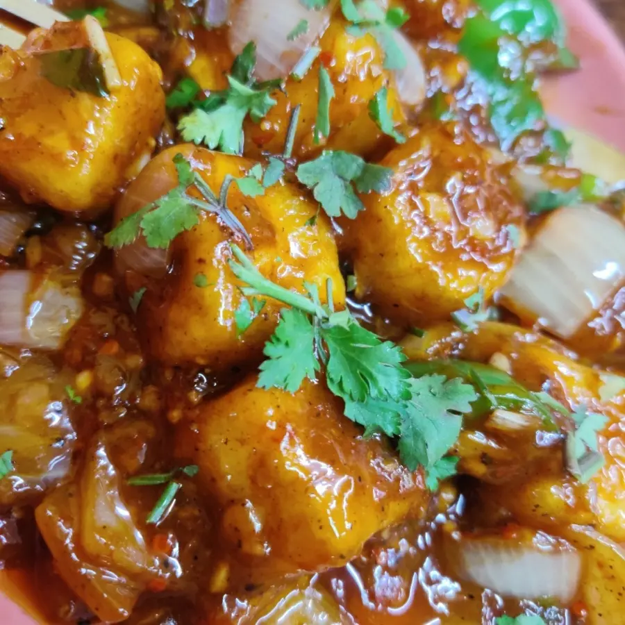 creation thumb for Chilli paneer..