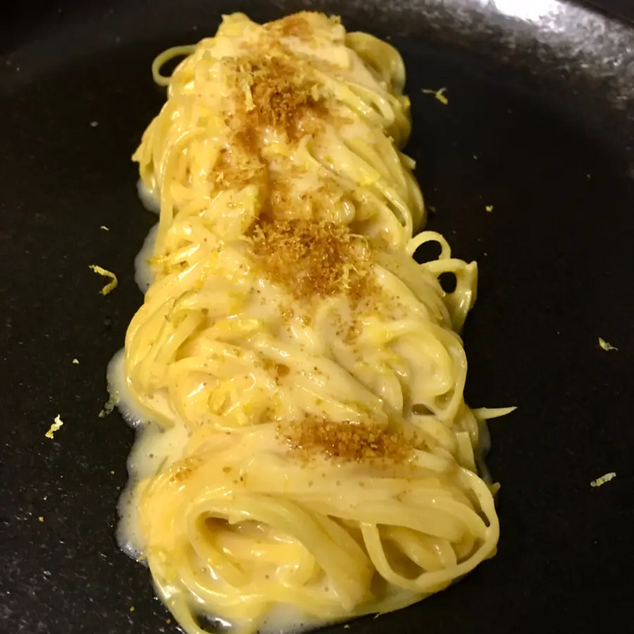 creation thumb for Tagliolini made home with butter, bottarga and lemon 🍋❤️
