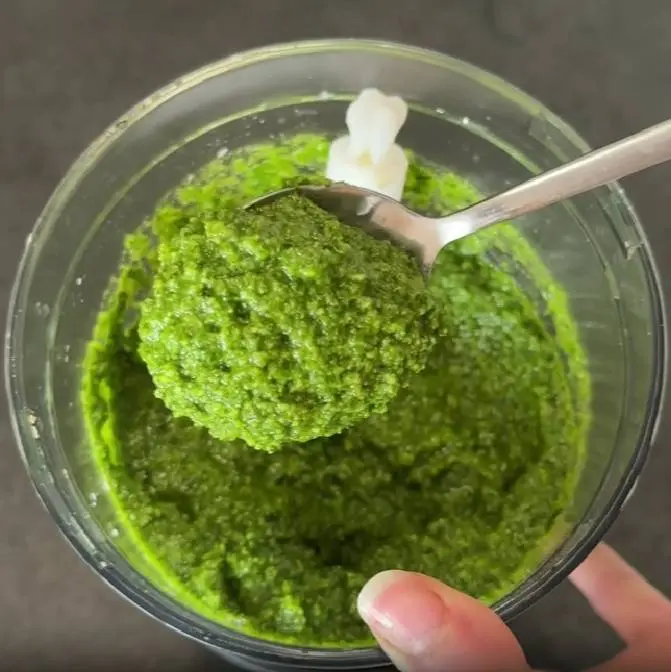 creation thumb for Walnut and wild garlic pesto