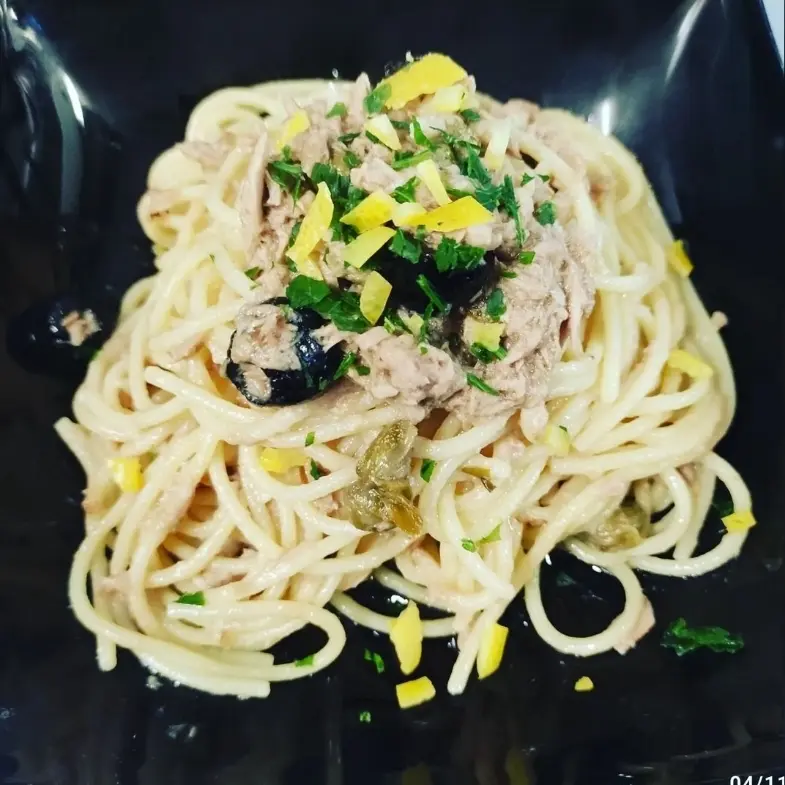 creation thumb for Spaghetti with Tuna and Lemon 🍋